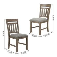 Solid Wood Dining Chairs, 300 lb Capacity, Walnut, Set of 4