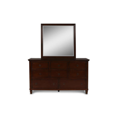 Furniture Tamarack 5-Piece Wood King Bedroom Set in Brown Cherry