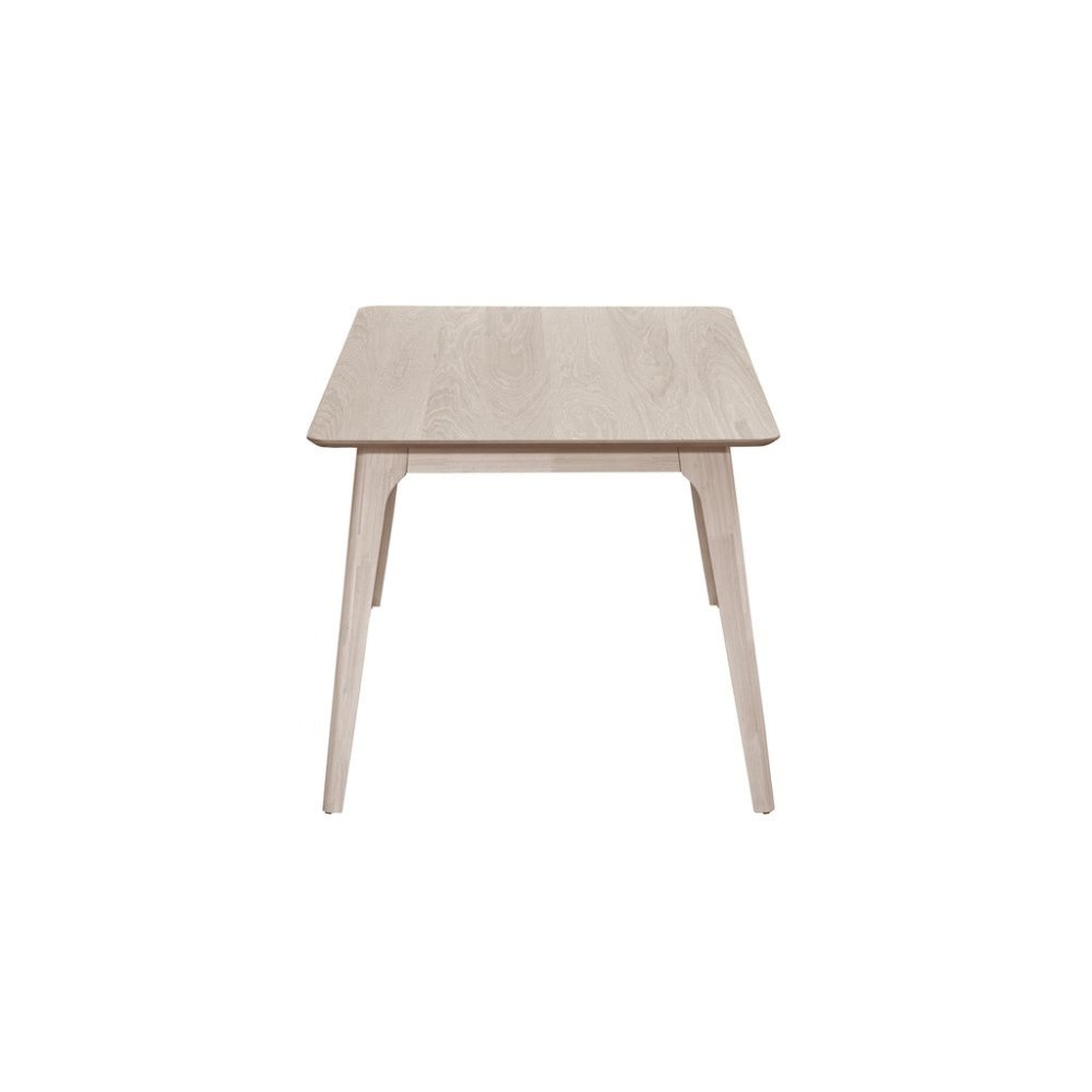 5-Piece Wood Dining Set Mid-Century White Ash