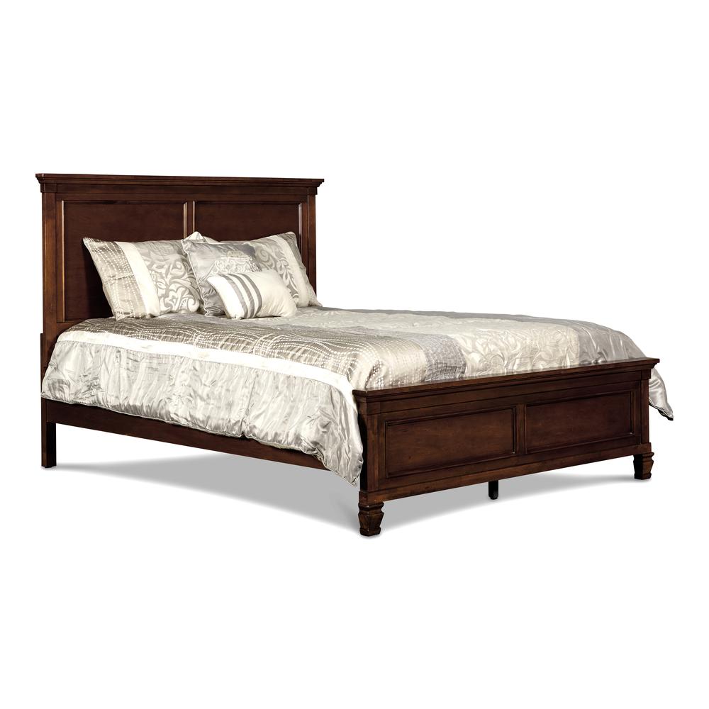 Tamarack 4-PC Wood Cal King Bedroom Set  Nightstand - Brown Cherry