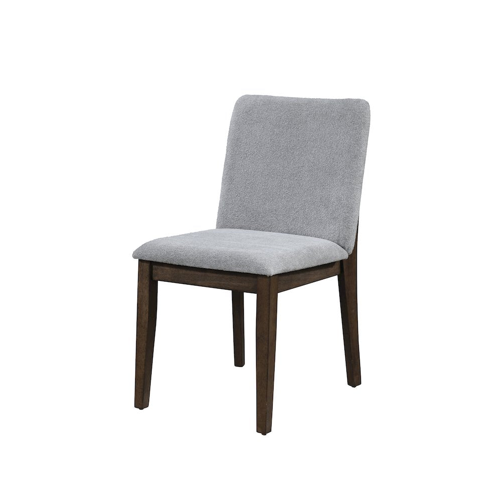 Kody Fabric Upholstered Dining Chair in Gray (Set of 2)