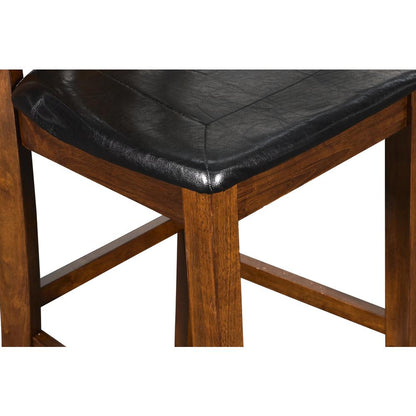 Furniture Dixon 5-Piece Counter Height Dining Set in Dark Espresso