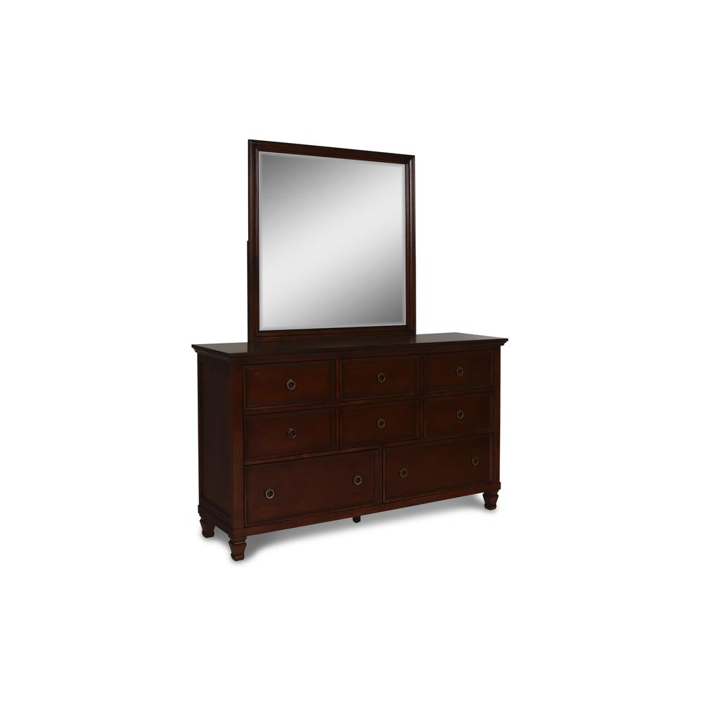 Tamarack 4-PC Wood Cal King Bedroom Set  Nightstand - Brown Cherry