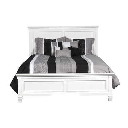 Furniture Tamarack 5-Piece Wood California King Bedroom Set in White