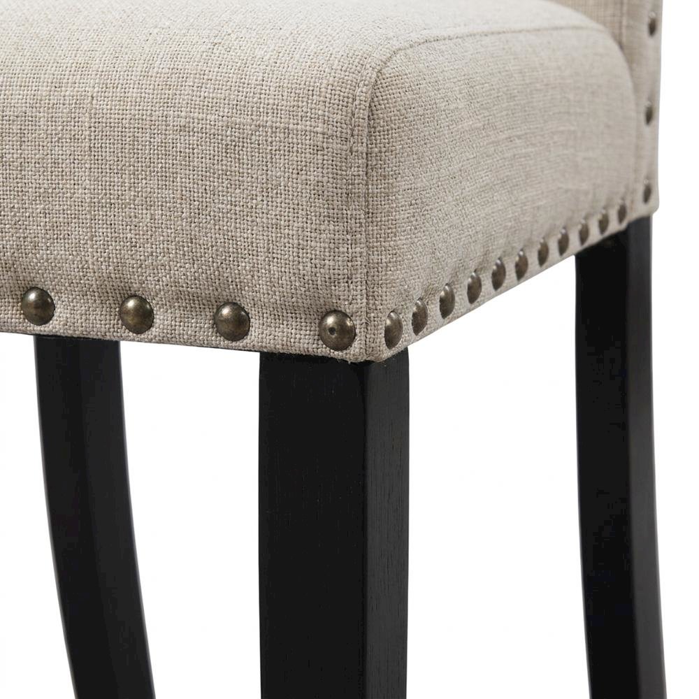 Solid Wood Dining Chairs for Kitchen Table and Dining Room, Beige, Set of 6