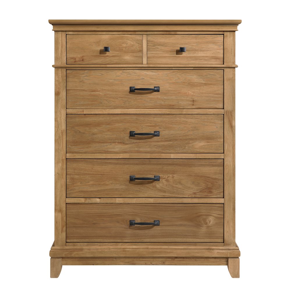 Sunstone 4-Pc Wood Queen Bedroom Set with Chest in Honey
