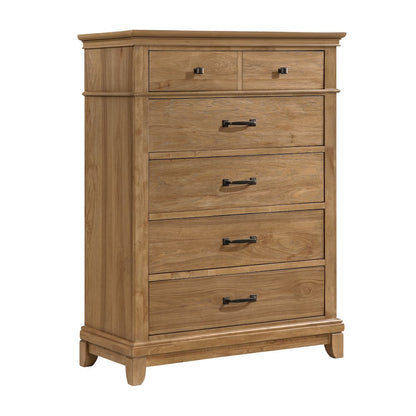 Sunstone 4-Pc Wood Queen Bedroom Set with Chest in Honey