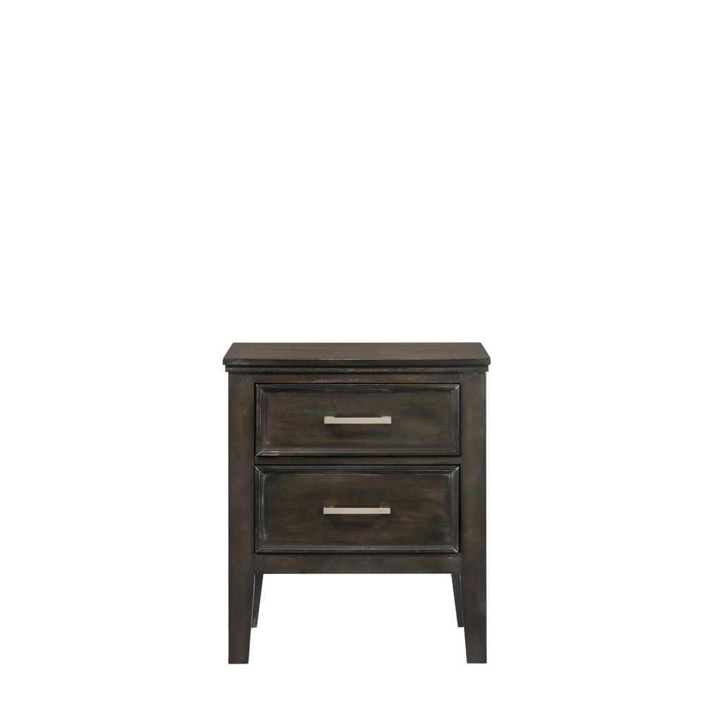 Furniture Andover 6-Piece Queen Wood Bedroom Set in Nutmeg