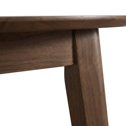 Dark Gray & Walnut 3-Piece Corner Table Set with Modern Design