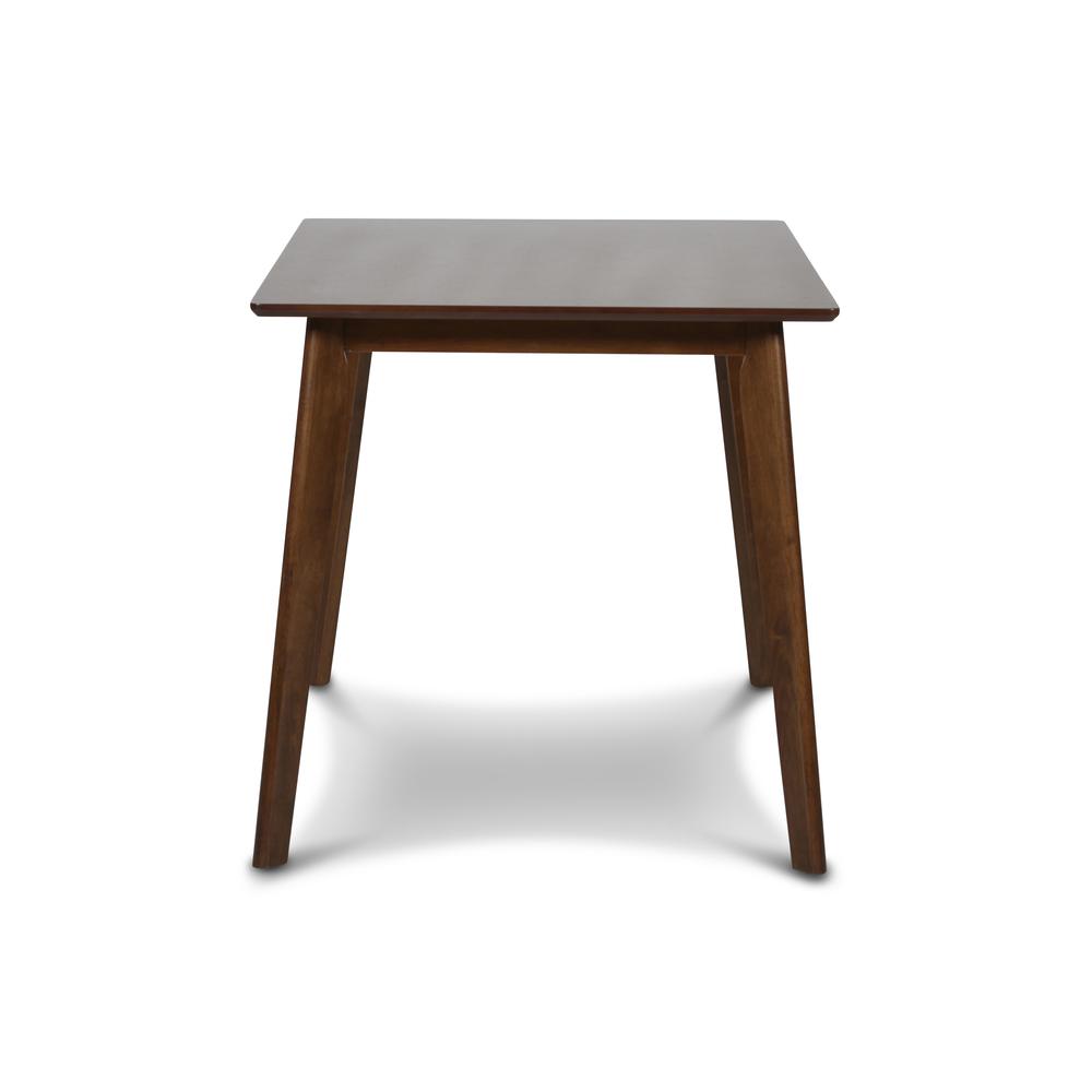 Furniture Morocco 5-Piece Mid-Century Wood Dining Set in Orange