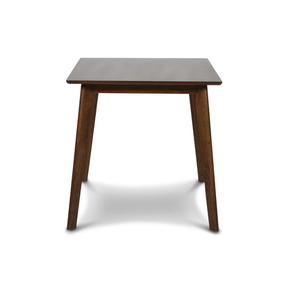 Furniture Morocco 5-Piece Mid-Century Wood Dining Set in Orange