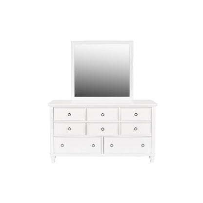 Furniture Tamarack 5-Piece Wood California King Bedroom Set in White