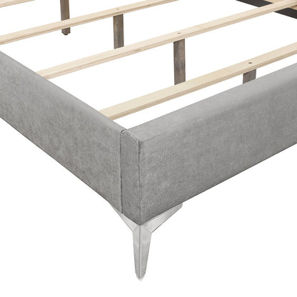 Huxley Wood Queen Bed, Gray