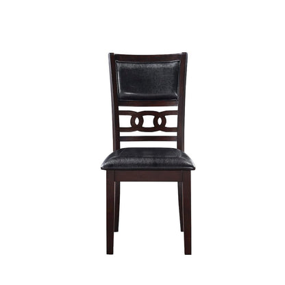 Brown Drop Leaf Table and Chairs Set, Compact Round Dining Table with 2 Chairs