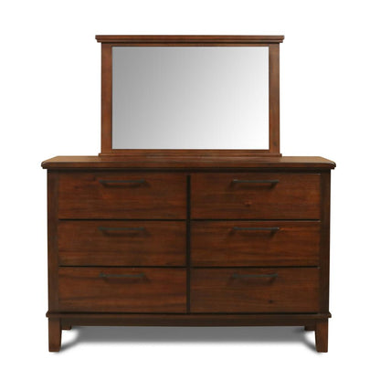 Cagney 4-Piece Queen Wood Bedroom Set with Chest in Chestnut