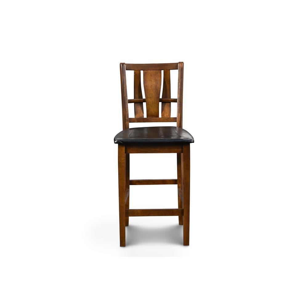 Furniture Dixon 5-Piece Counter Height Dining Set in Dark Espresso