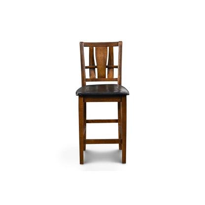 Furniture Dixon 5-Piece Counter Height Dining Set in Dark Espresso