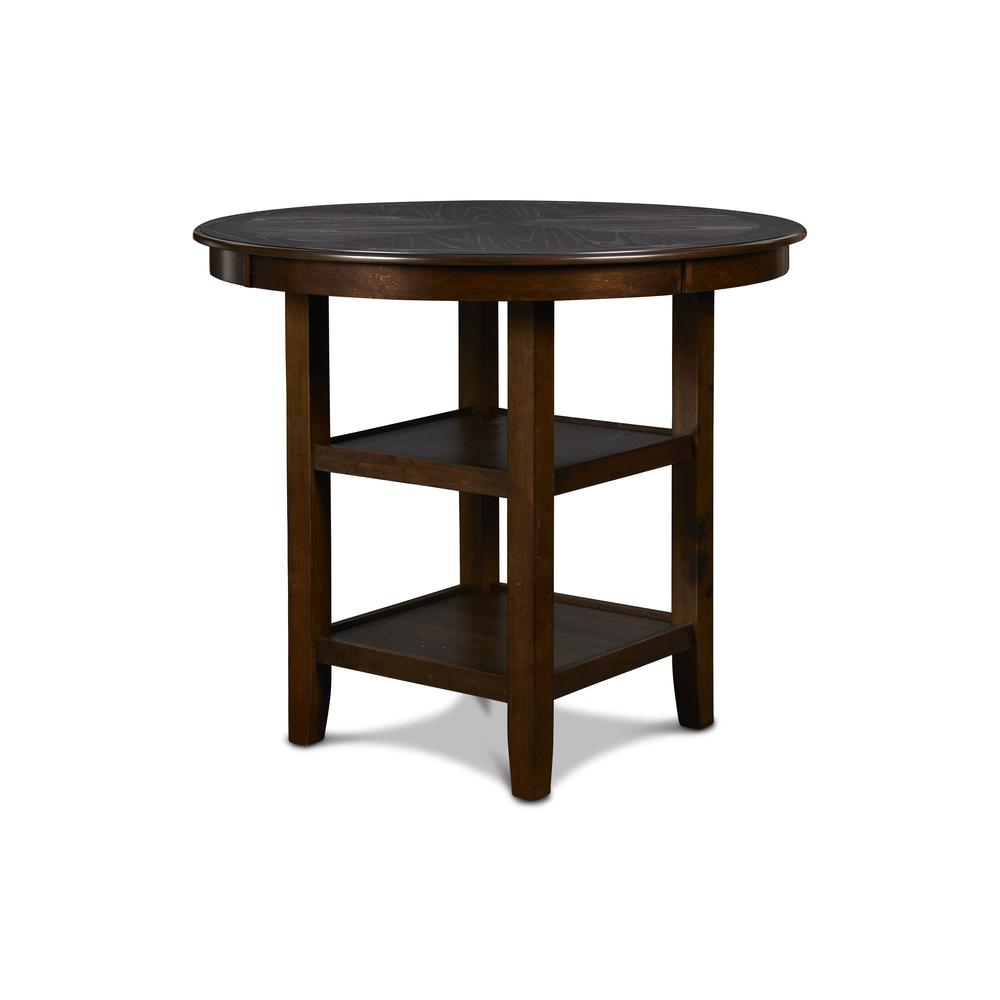 5-Piece Transitional Cherry Wood Dining Set for Elegant Dining Spaces
