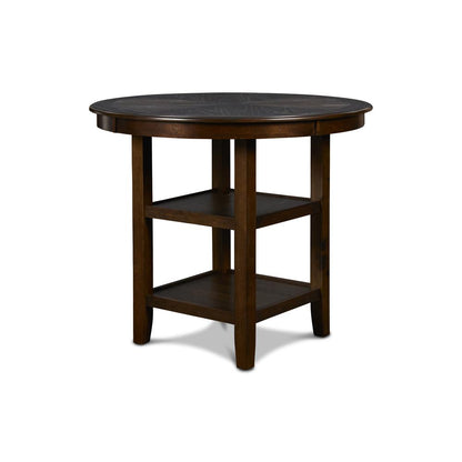 5-Piece Transitional Cherry Wood Dining Set for Elegant Dining Spaces