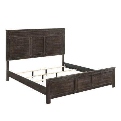 Andover 4-Piece King Wood Bedroom Set with Chest in Nutmeg
