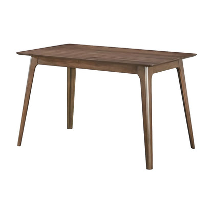 Wood Veneer Counter Height Pub Bar Dining Table, Walnut