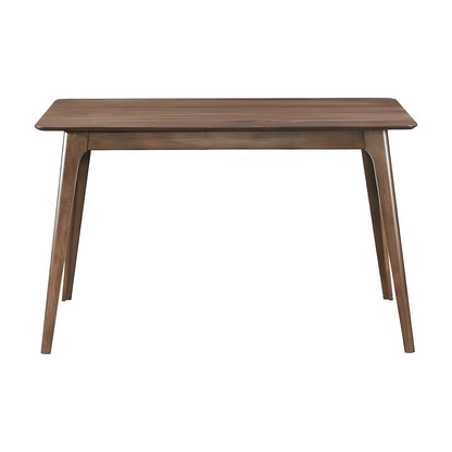Wood Veneer Counter Height Pub Bar Dining Table, Walnut