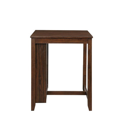 Solid Wood Small Dining Table for 2 – Compact Table and Chairs Set