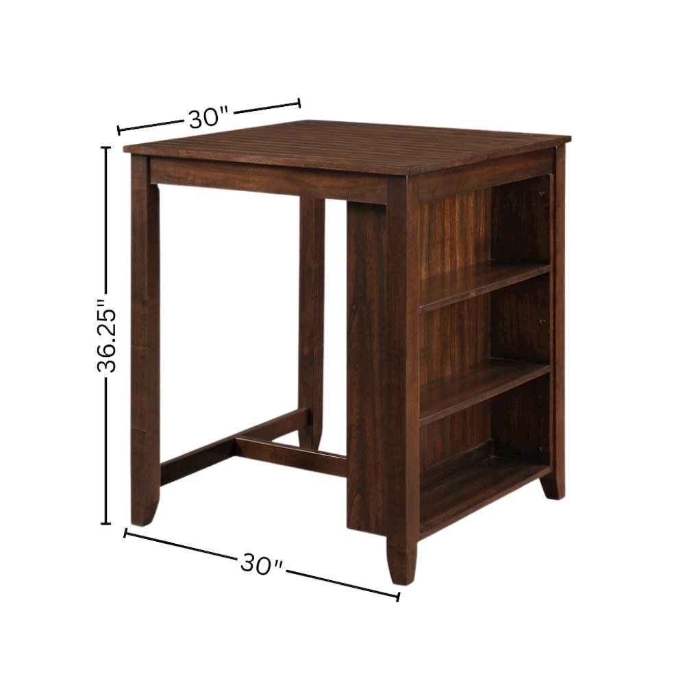 Solid Wood Small Dining Table for 2 – Compact Table and Chairs Set