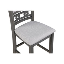 Gray Small Dining Table for 2 – Compact Solid Wood Table and Chairs Set