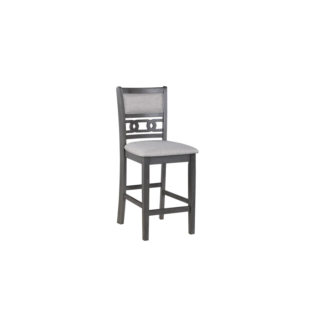 Gray Small Dining Table for 2 – Compact Solid Wood Table and Chairs Set