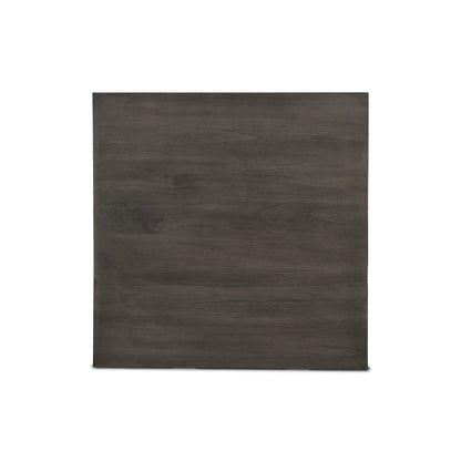 Gray Small Dining Table for 2 – Compact Solid Wood Table and Chairs Set