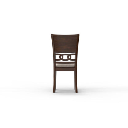 Wood Square Dining Table Set for 4 – Small Kitchen Table Set in Brown
