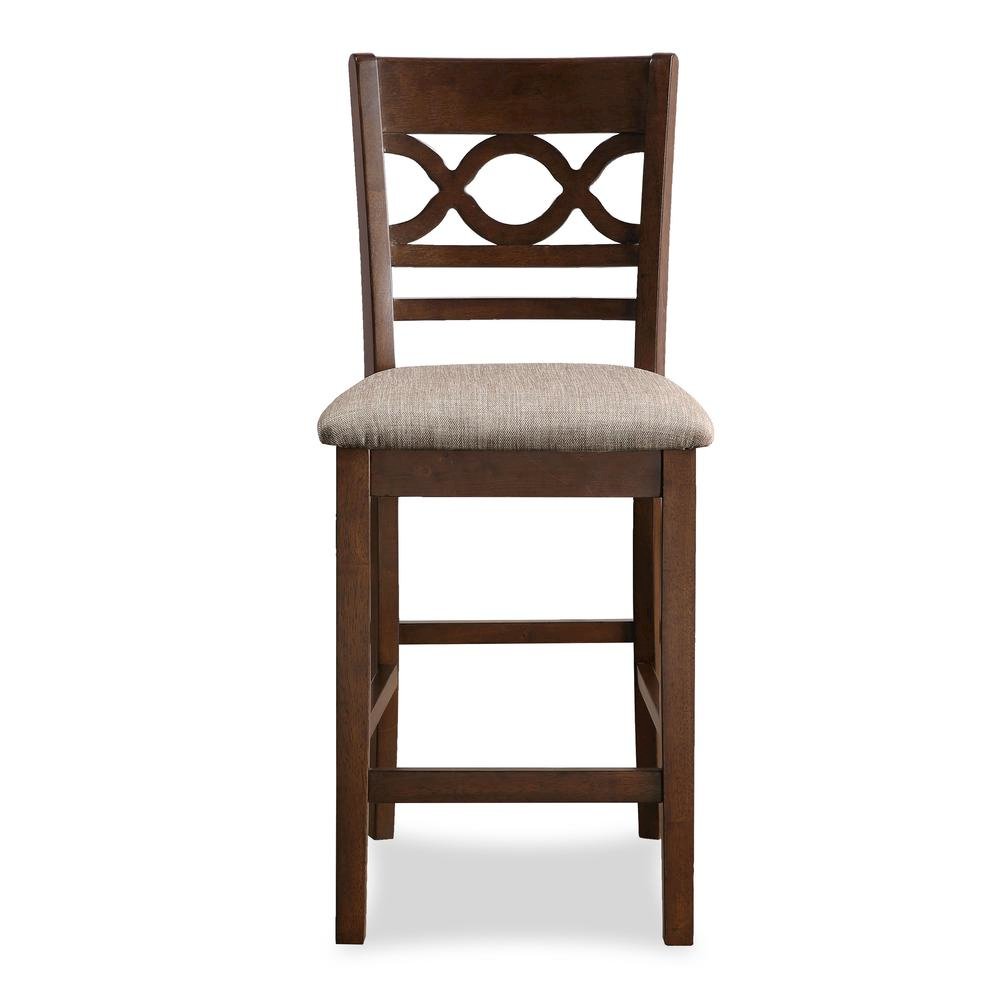 Brown Solid Wood Dining Table Set for 4 – Round Kitchen Table Design