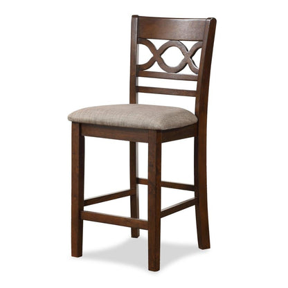 Brown Solid Wood Dining Table Set for 4 – Round Kitchen Table Design