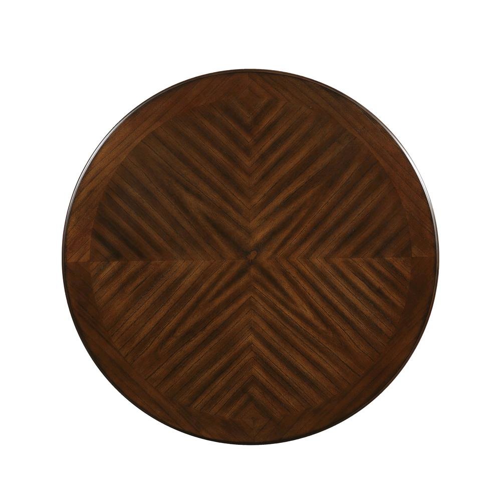 Brown Solid Wood Dining Table Set for 4 – Round Kitchen Table Design