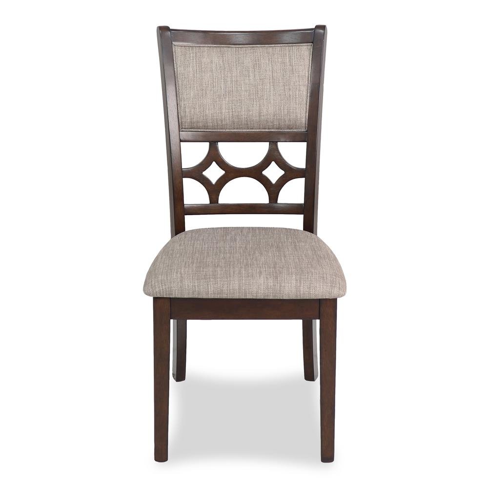 Cherry Round Dining Table Set for 4 – Kitchen Table and Chairs Set