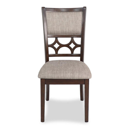 Cherry Round Dining Table Set for 4 – Kitchen Table and Chairs Set