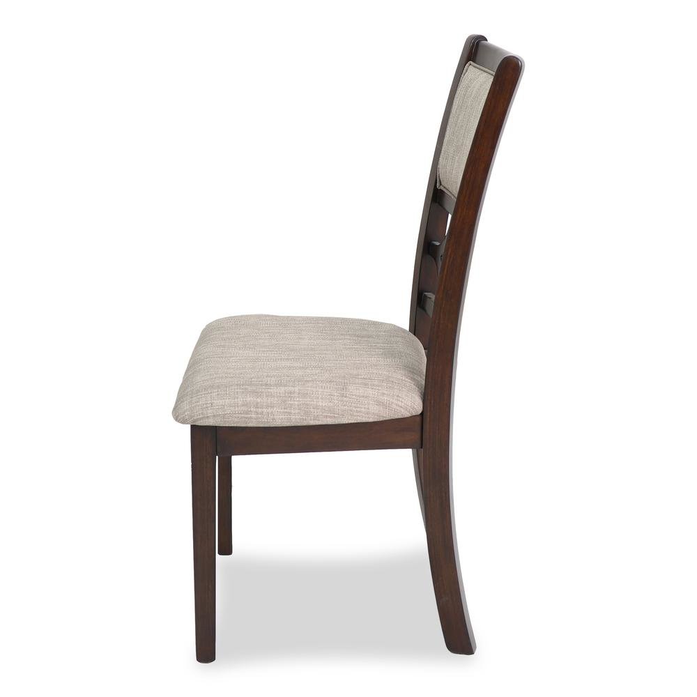 Cherry Round Dining Table Set for 4 – Kitchen Table and Chairs Set