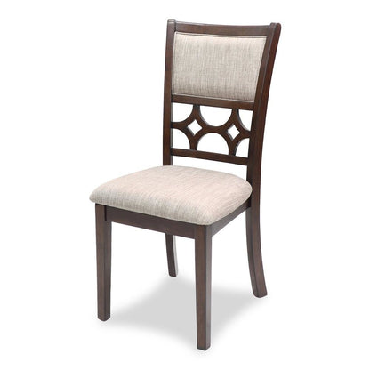 Cherry Round Dining Table Set for 4 – Kitchen Table and Chairs Set