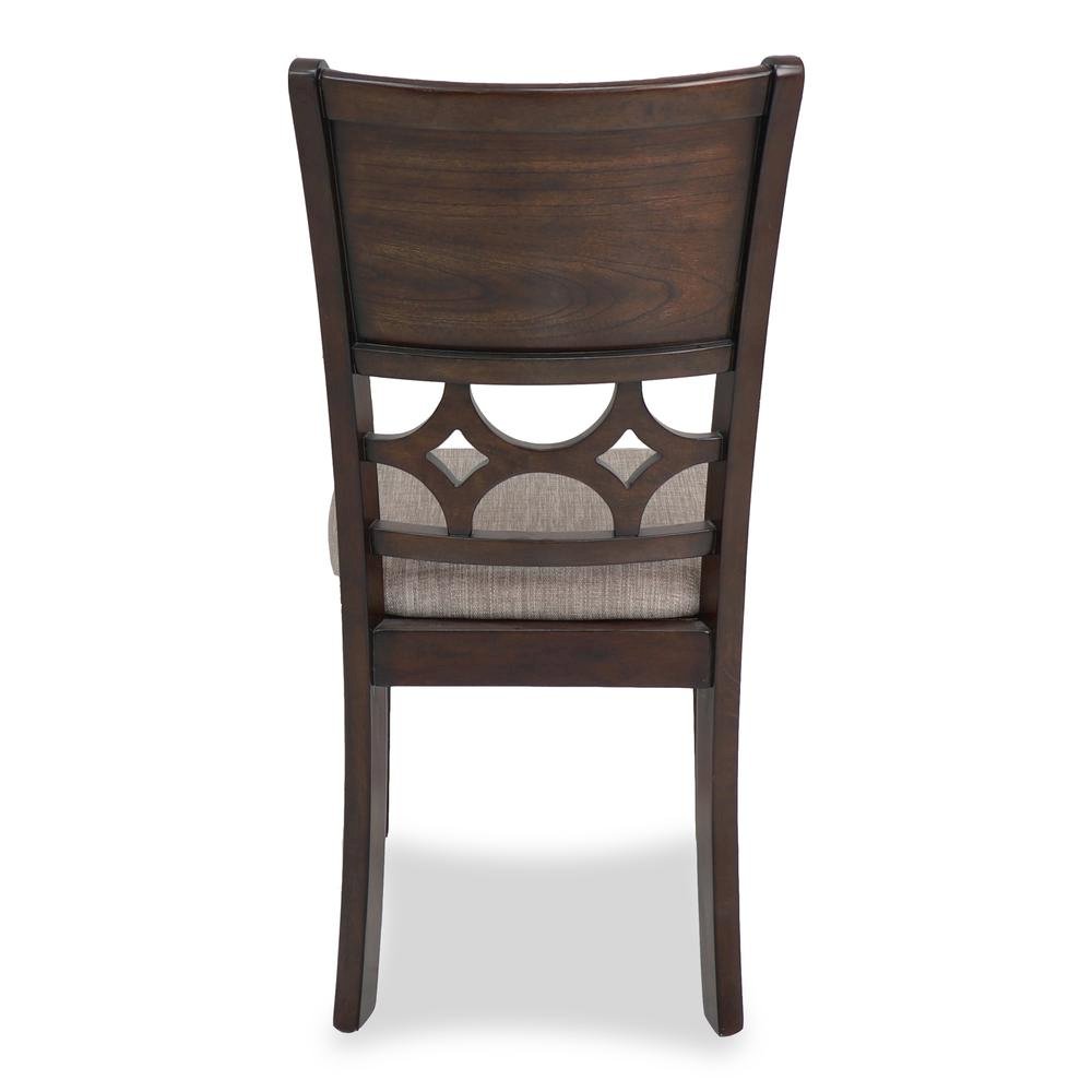 Cherry Round Dining Table Set for 4 – Kitchen Table and Chairs Set