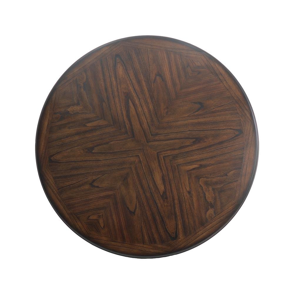 Cherry Round Dining Table Set for 4 – Kitchen Table and Chairs Set