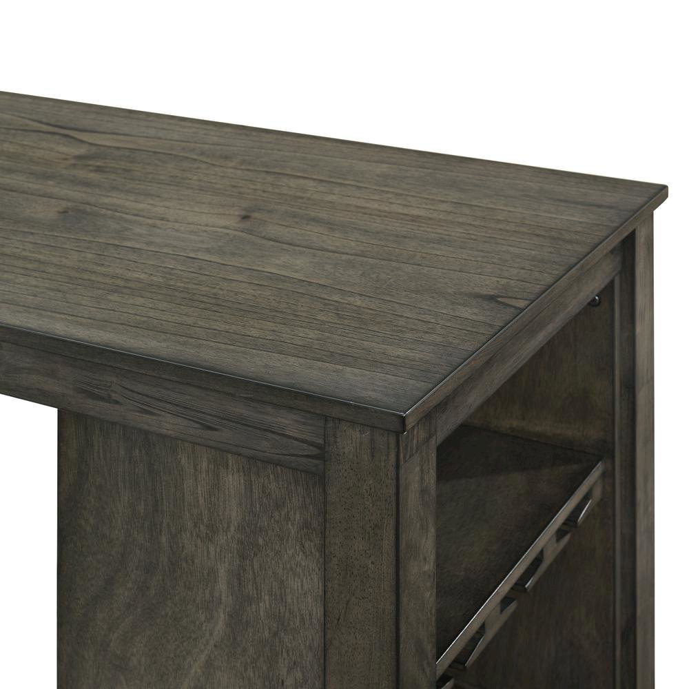 Bar Table with Stools – Small Kitchen Table for 2 in Solid Wood Finish