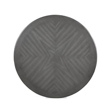 5 Piece Dining Table Set, Round Kitchen Table and Chairs for 4 in Gray