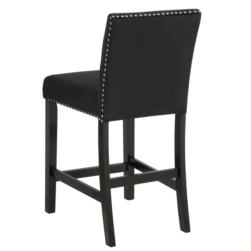 Black Round Dining Table Set for 4 – 5-Piece Kitchen Table and Chairs