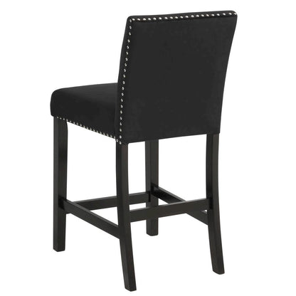 Black Round Dining Table Set for 4 – 5-Piece Kitchen Table and Chairs