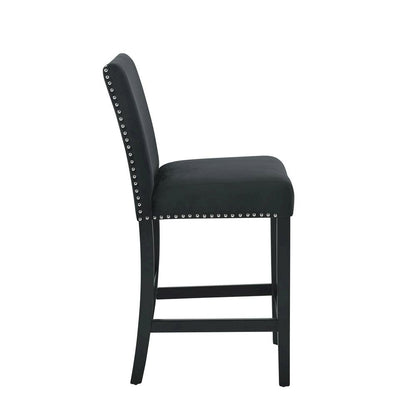 Black Round Dining Table Set for 4 – 5-Piece Kitchen Table and Chairs