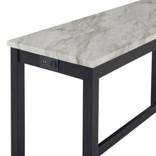 Blue Bar Table Set – Console Table with Stools for Kitchen or Lounge