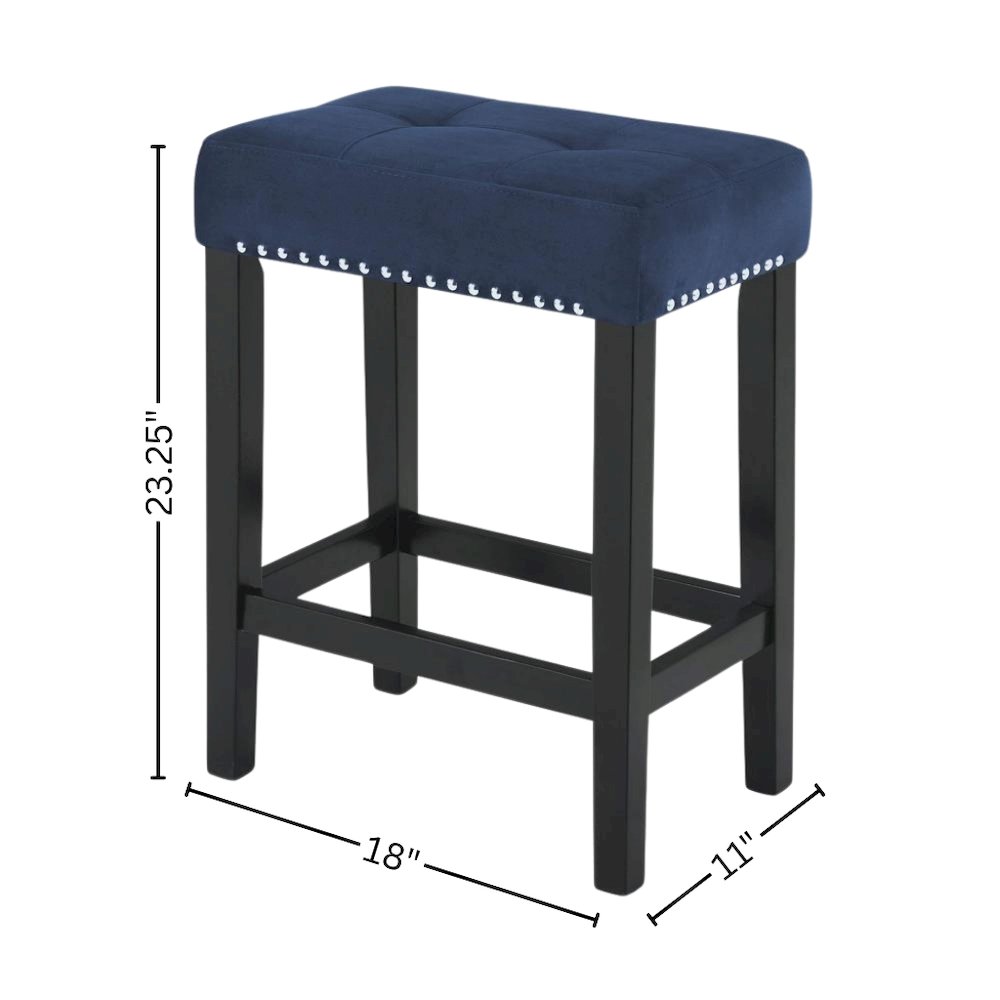 Blue Bar Table Set – Console Table with Stools for Kitchen or Lounge