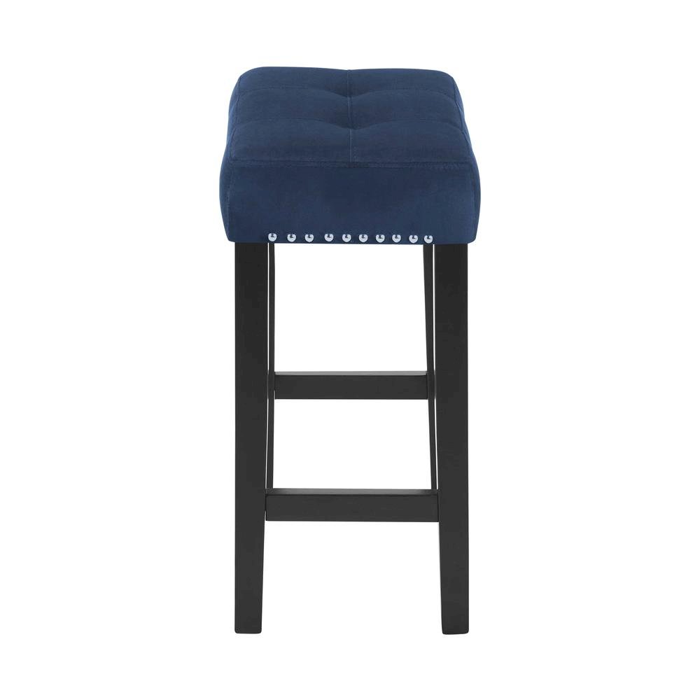 Blue Bar Table Set – Console Table with Stools for Kitchen or Lounge
