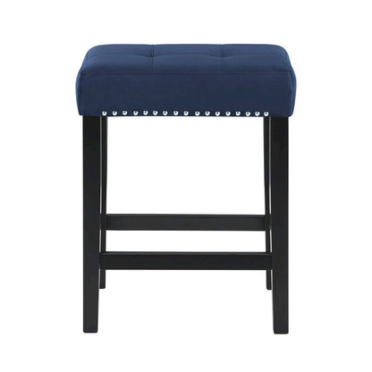 Blue Bar Table Set – Console Table with Stools for Kitchen or Lounge